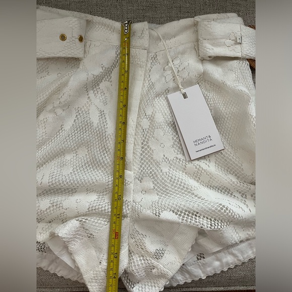 Hemant & Nandita Eyelet Belted Shorts - Picture 16 of 17